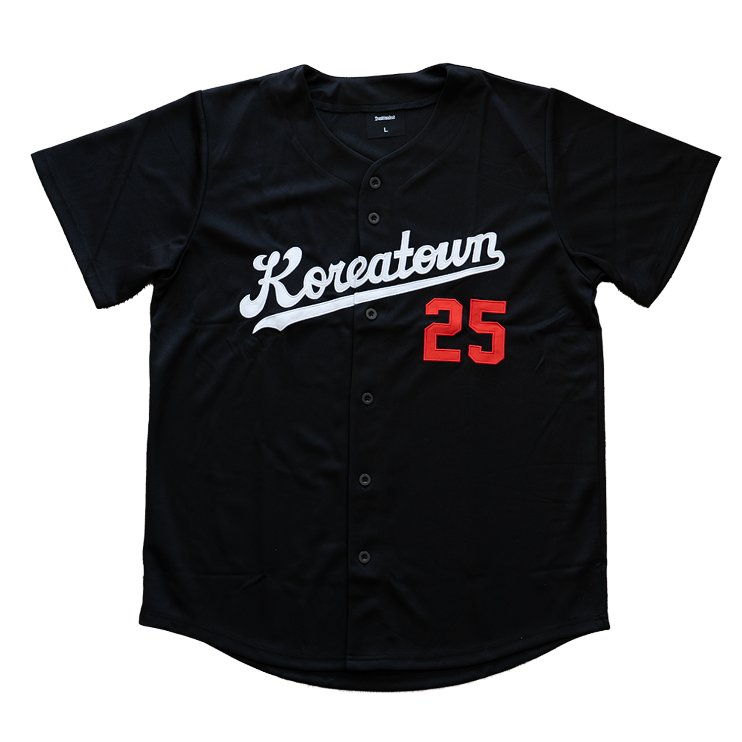 Koreatown Baseball Jersey in Black #25 – Dumbfoundead