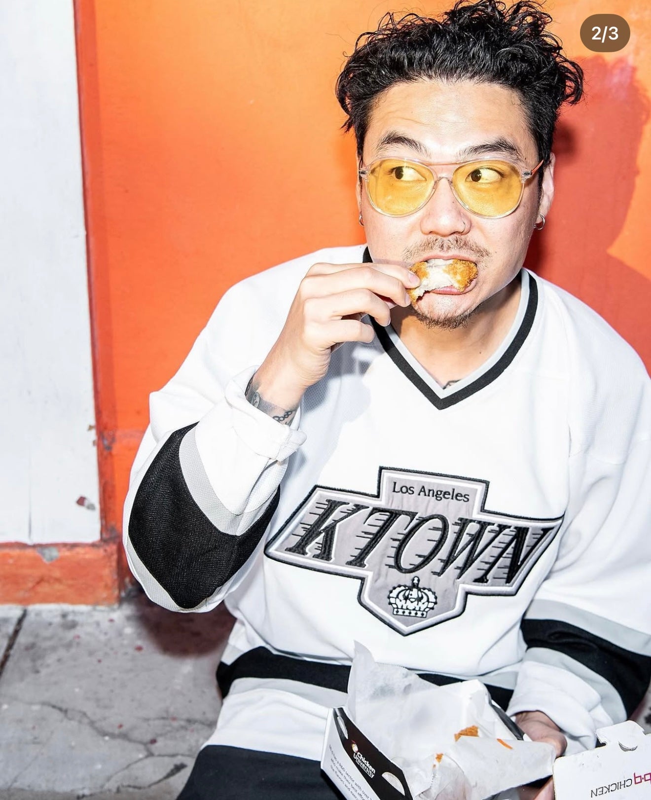 Koreatown Hockey Jersey in White