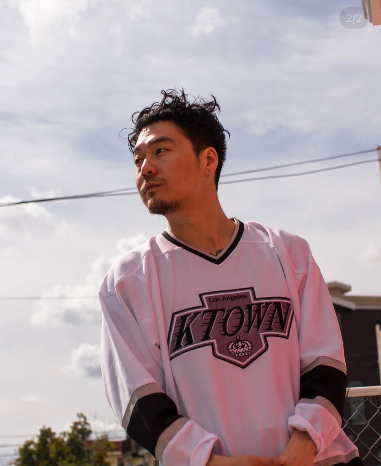 Koreatown Hockey Jersey in White