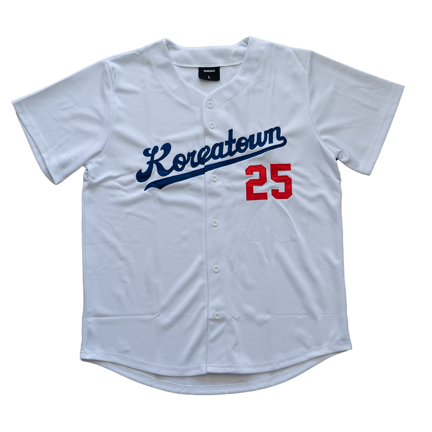 Koreatown Baseball Jersey in White #25
